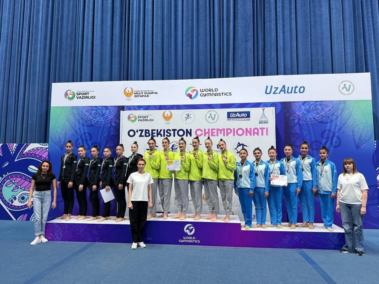 Чемпионы Узбекистана по художественной гимнастике определены