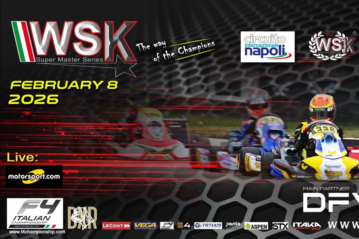 Второй этап WSK Super Master Series: прямая трансляция в Сарно