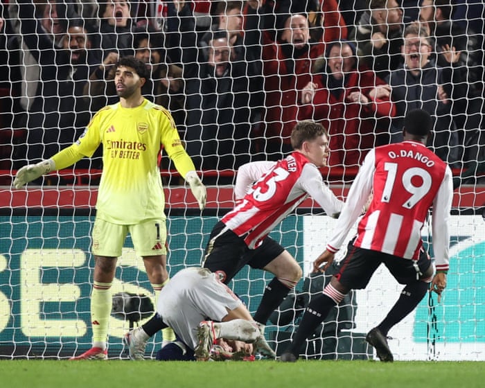 Гол Кинна Льюиса-Поттера принёс Brentford ничью и остановил Arsenal