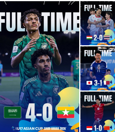 First Day of Asian Cup Comes to a Close