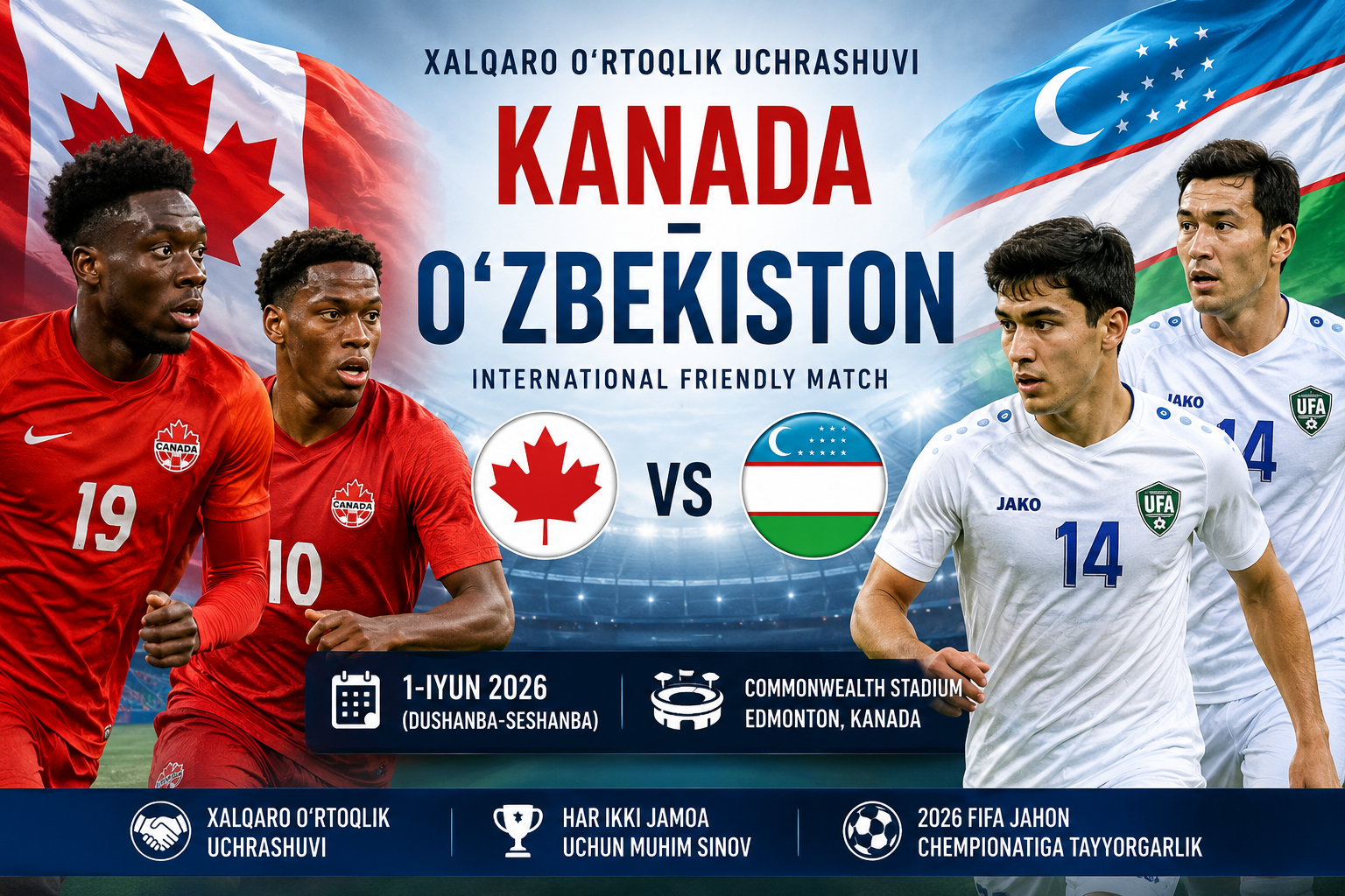 Canada vs Uzbekistan: Will the Match be Broadcast?
