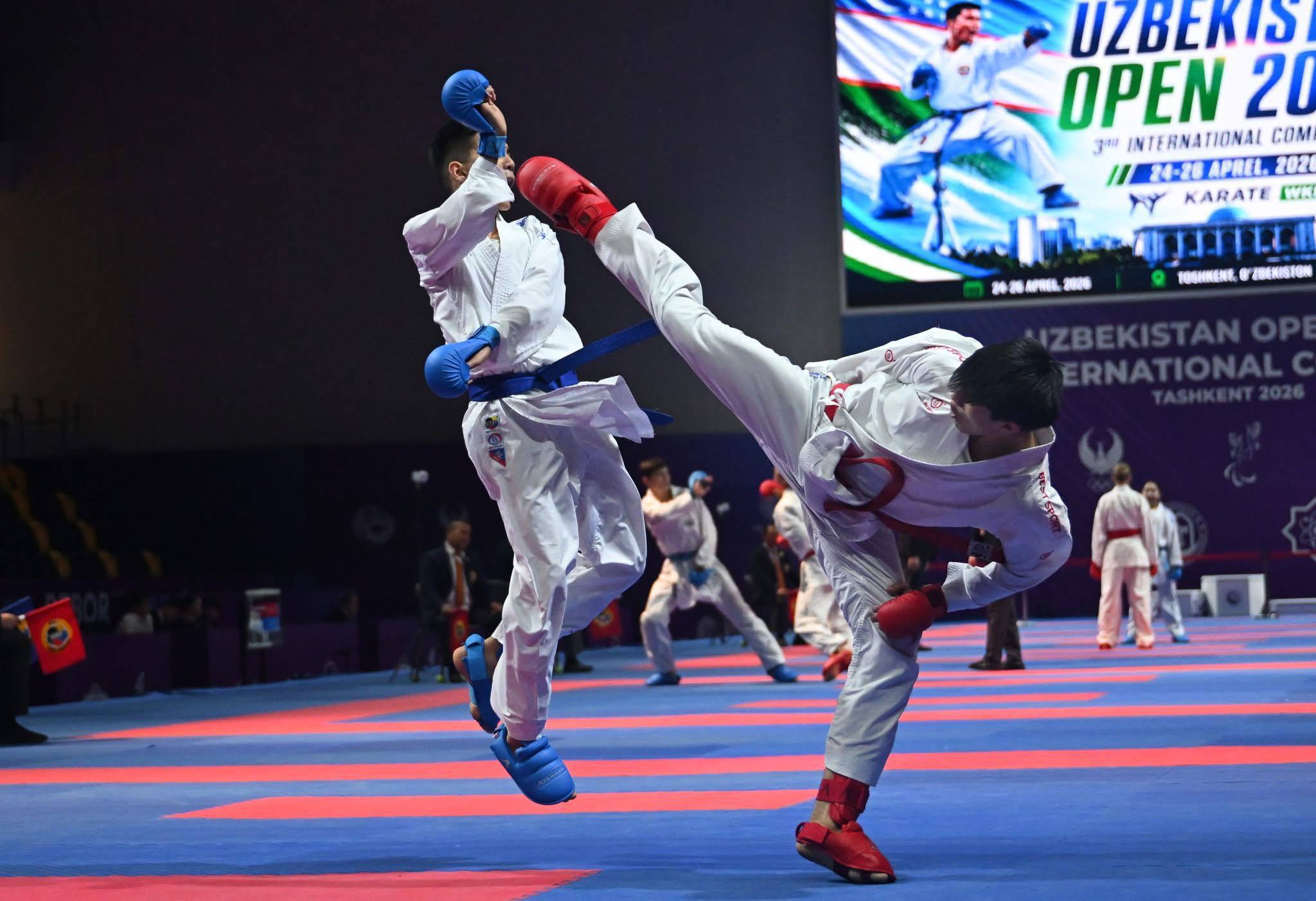 Uzbekistan Karate Team Dominates 'Uzbekistan Open' Tournament