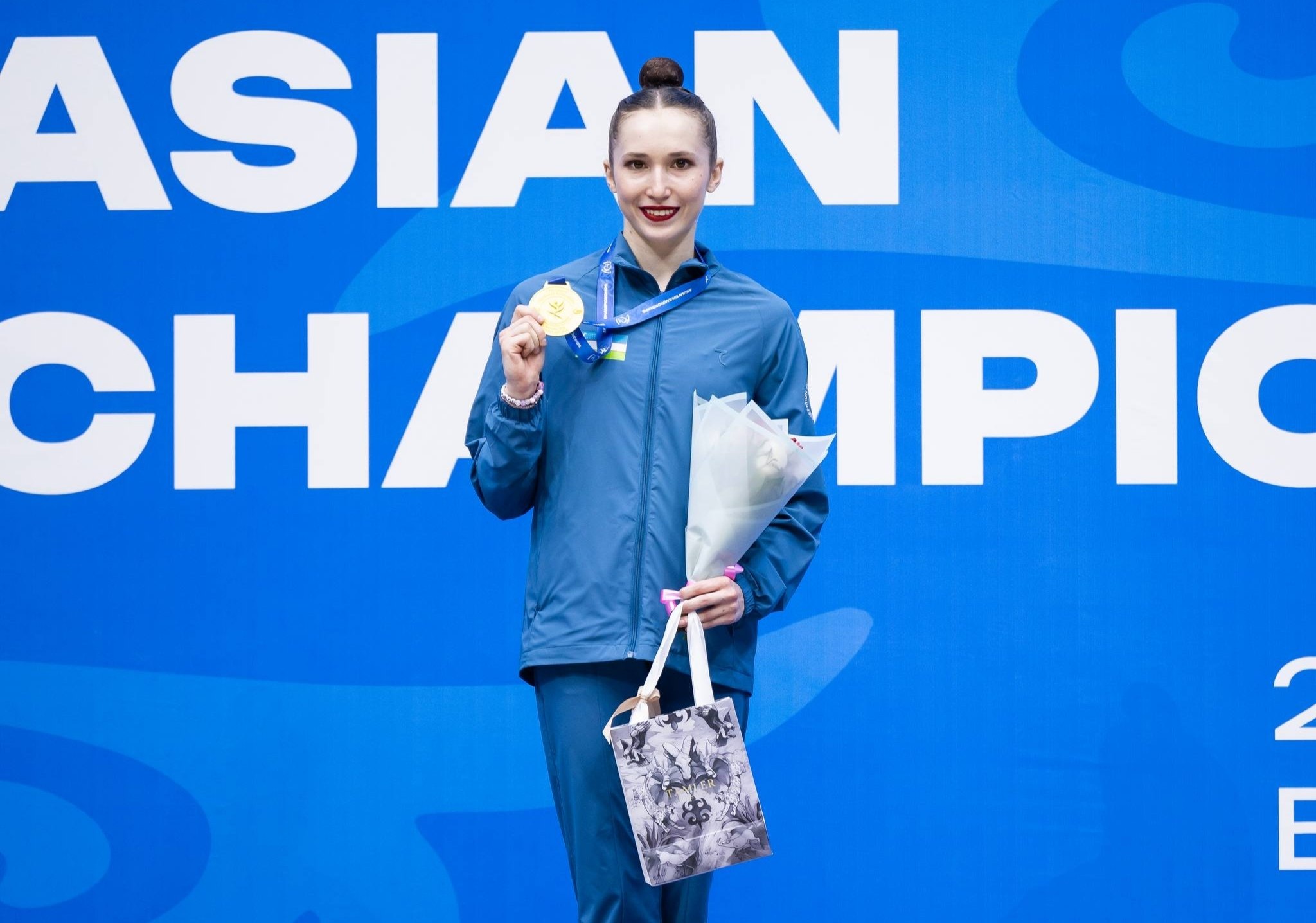Badiiy gimnastikachimiz Osiyo chempioni bo'ldi
